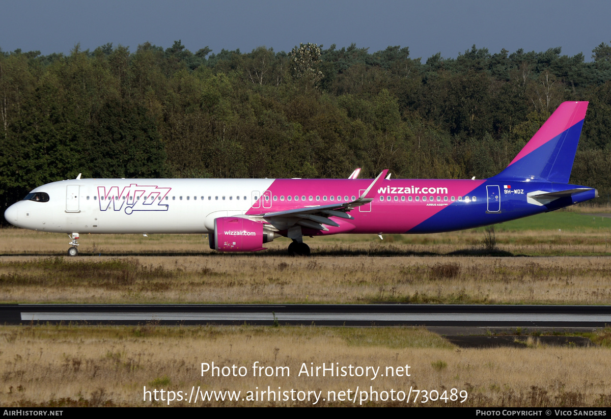 Aircraft Photo of 9H-WDZ | Airbus A321-271NX | Wizz Air | AirHistory.net #730489