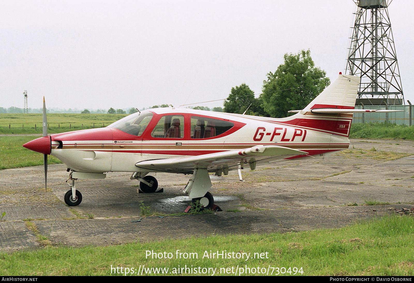 Aircraft Photo of G-FLPI | Rockwell Commander 112A | AirHistory.net #730494