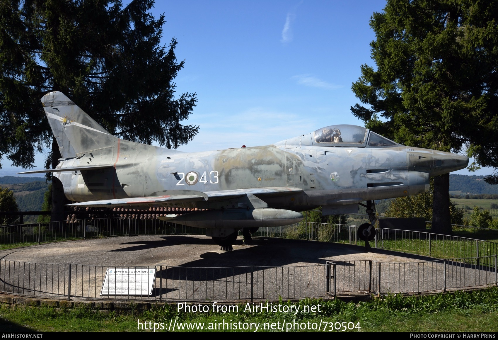 Aircraft Photo of MM6406 | Fiat G-91R/1B | Italy - Air Force | AirHistory.net #730504