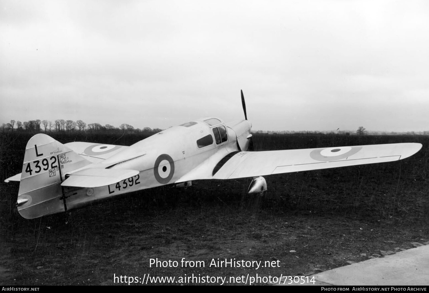 Aircraft Photo of L4392 | Miles M.16 Mentor | UK - Air Force | AirHistory.net #730514