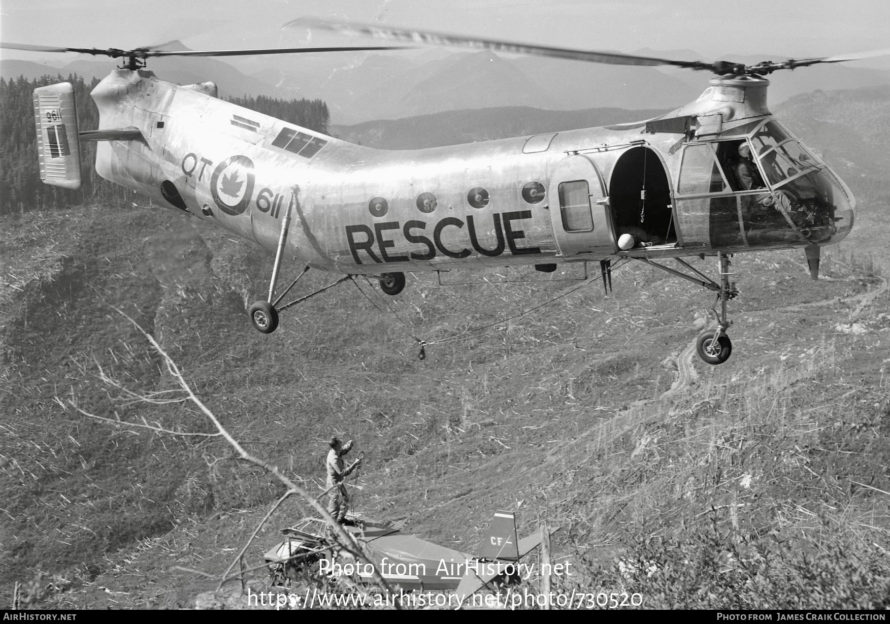 Aircraft Photo of 9611 | Piasecki CH-125 (H-21A) | Canada - Air Force | AirHistory.net #730520