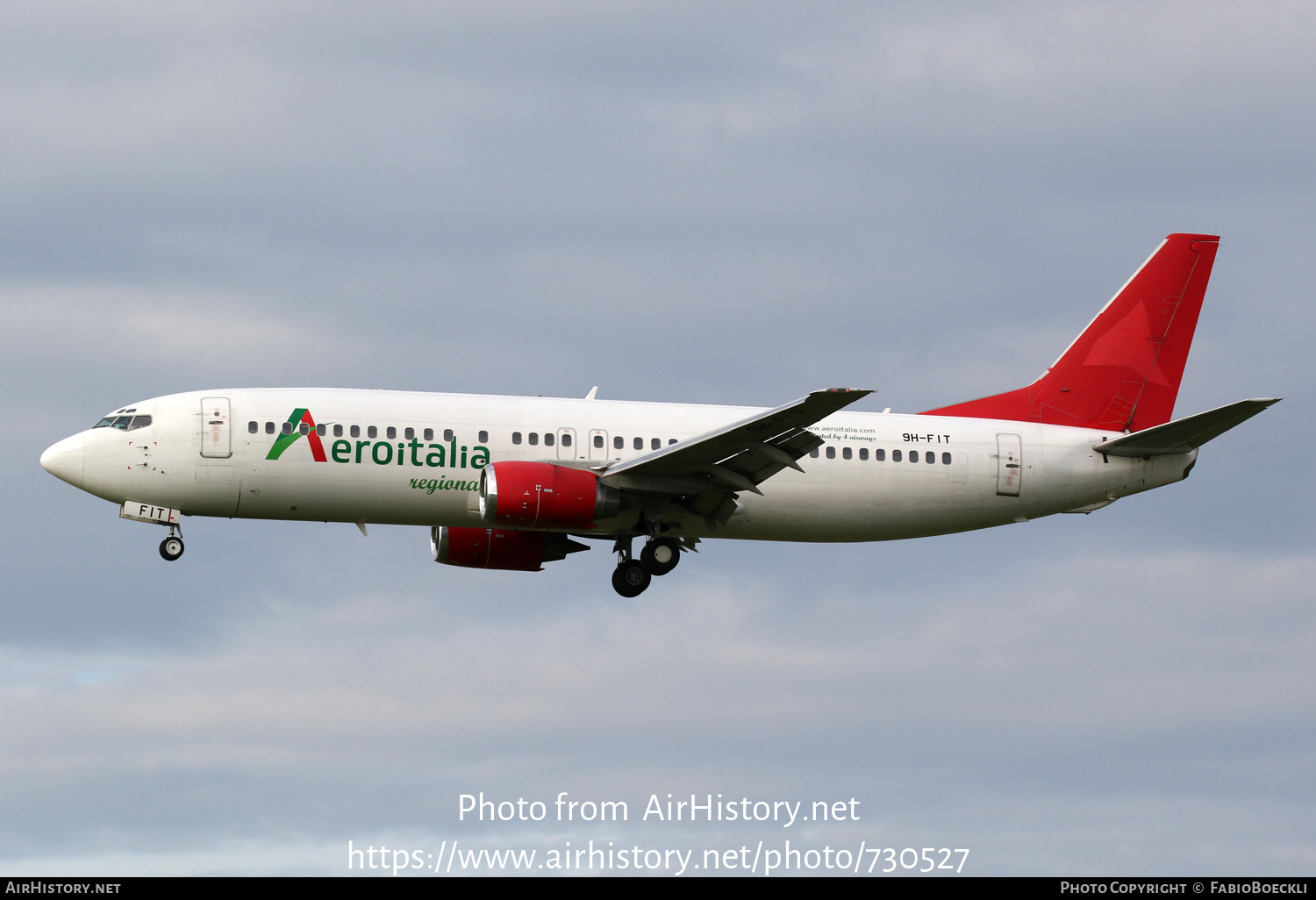 Aircraft Photo of 9H-FIT | Boeing 737-4Y0 | Aeroitalia Regional | AirHistory.net #730527