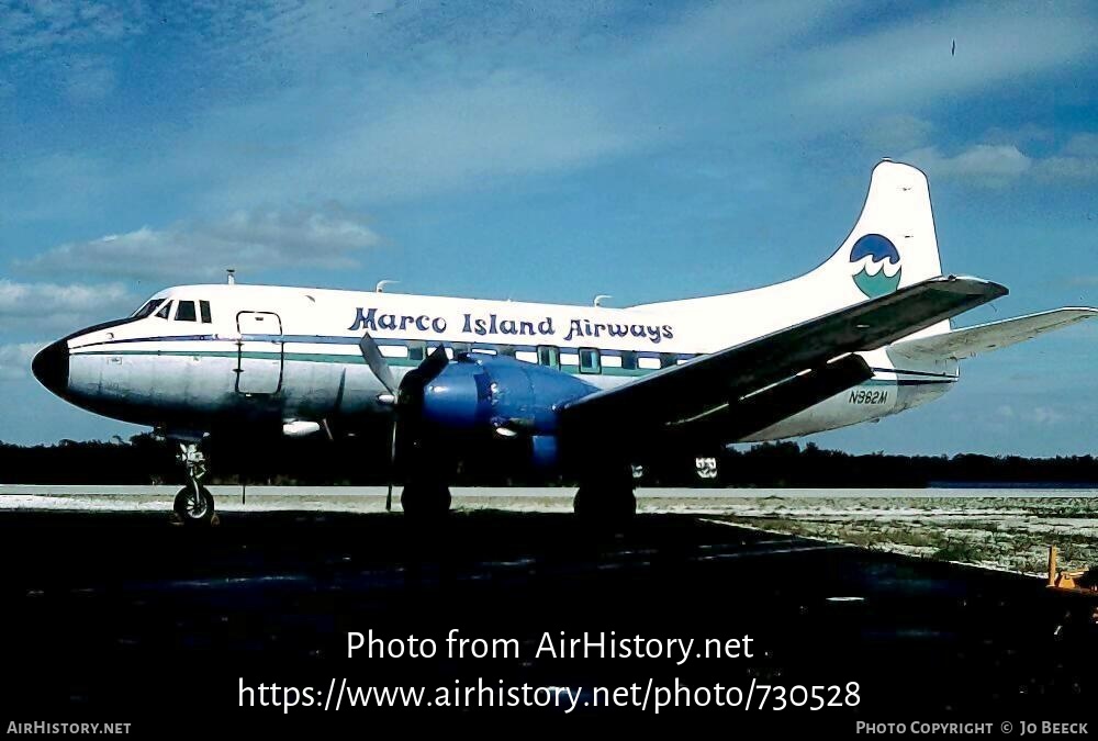 Aircraft Photo of N982M | Martin 404 | Marco Island Airways | AirHistory.net #730528