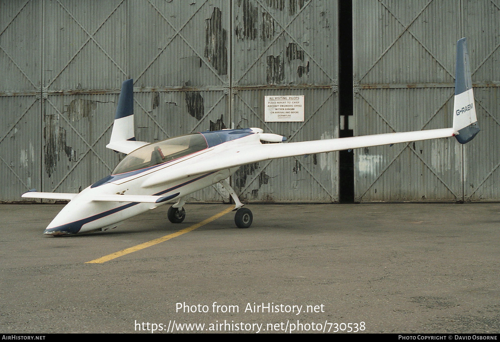 Aircraft Photo of G-RAEM | Rutan 61 Long-EZ | AirHistory.net #730538