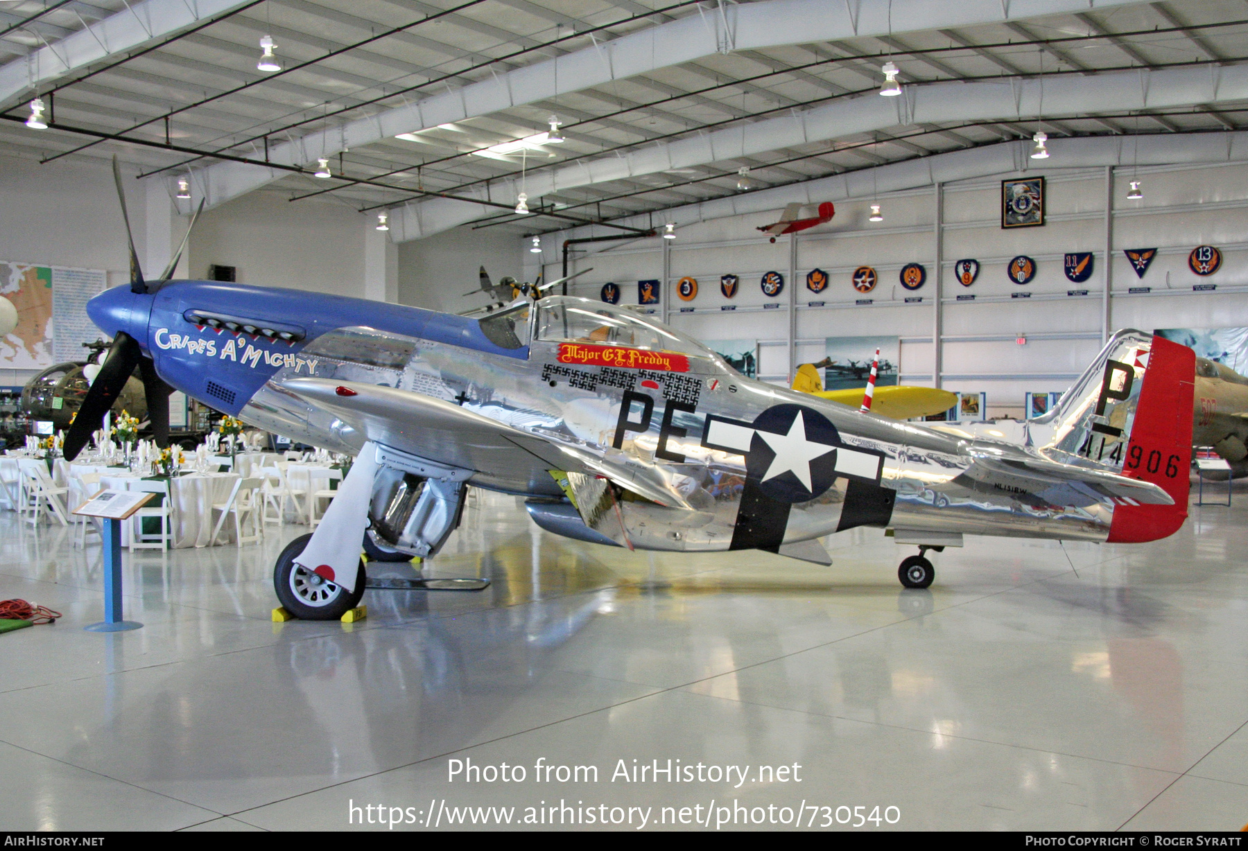 Aircraft Photo of N151BW / NL151BW / 414906 | North American P-51D Mustang | USA - Air Force | AirHistory.net #730540