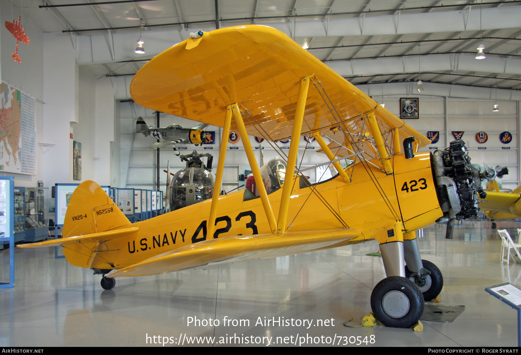 Aircraft Photo of N52558 | Boeing N2S-4 Kaydet (A75N1) | USA - Navy | AirHistory.net #730548