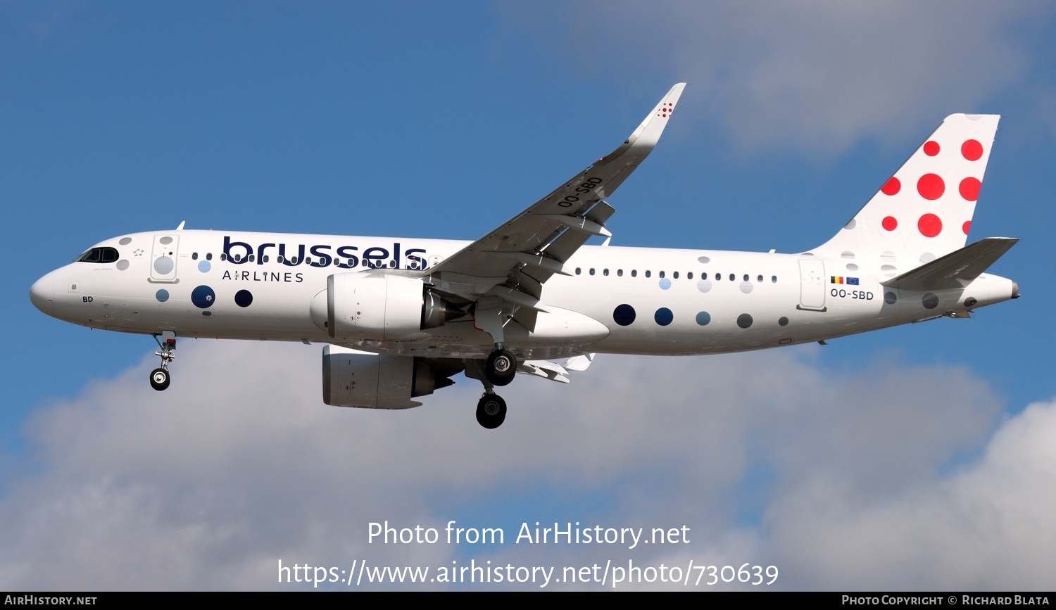 Aircraft Photo of OO-SBD | Airbus A320-251N | Brussels Airlines | AirHistory.net #730639