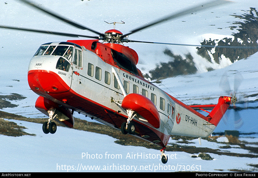 Aircraft Photo of OY-HAH | Sikorsky S-61N | Greenlandair - Grønlandsfly | AirHistory.net #730651