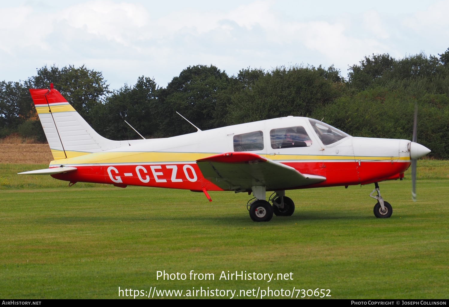 Aircraft Photo of G-CEZO | Piper PA-28-161 Cadet | AirHistory.net #730652