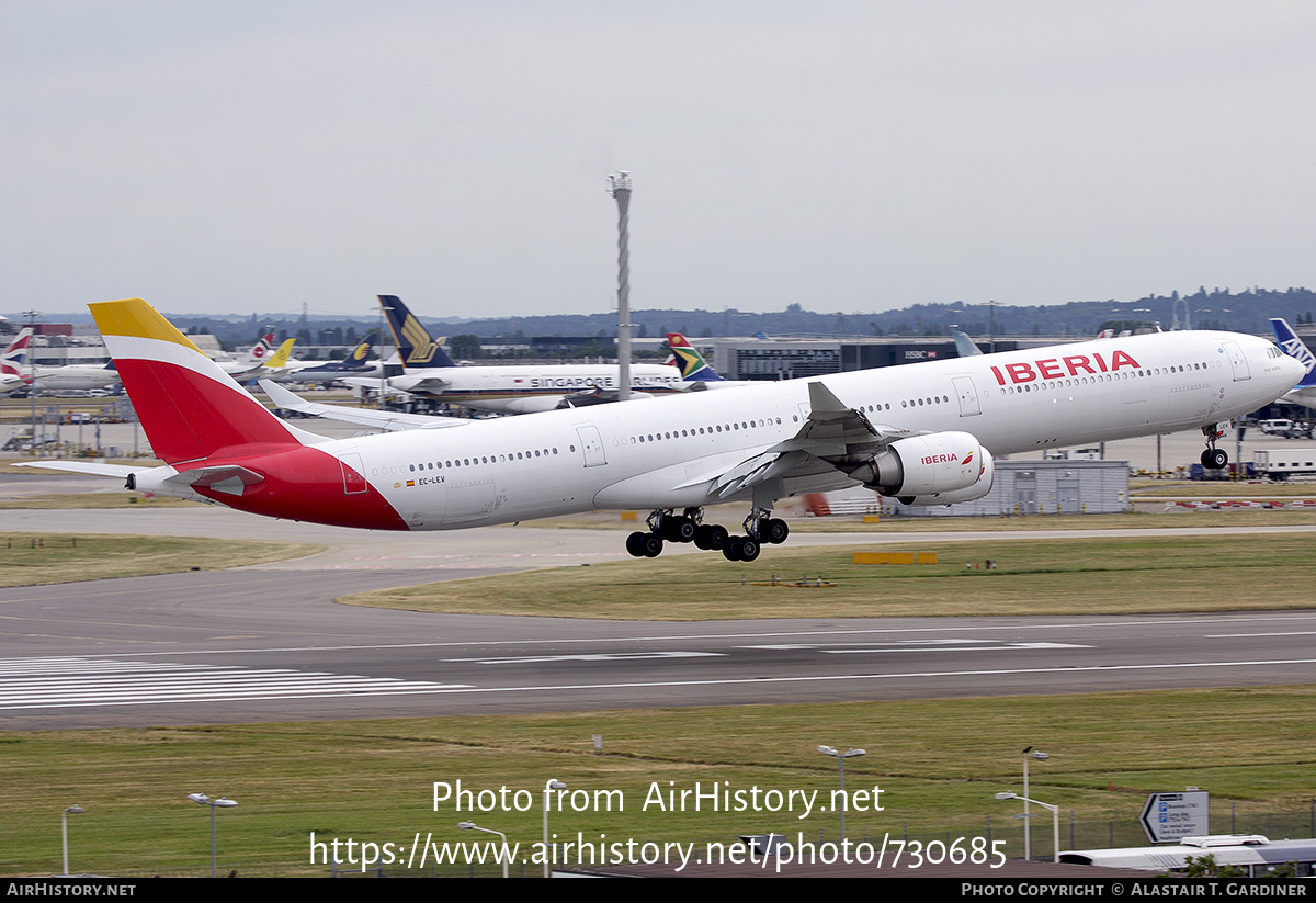 Aircraft Photo of EC-LEV | Airbus A340-642 | Iberia | AirHistory.net #730685