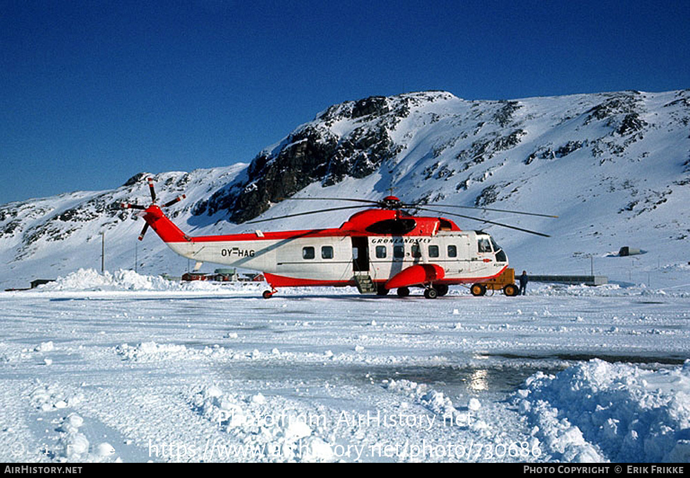 Aircraft Photo of OY-HAG | Sikorsky S-61N | Air Greenland | AirHistory.net #730686