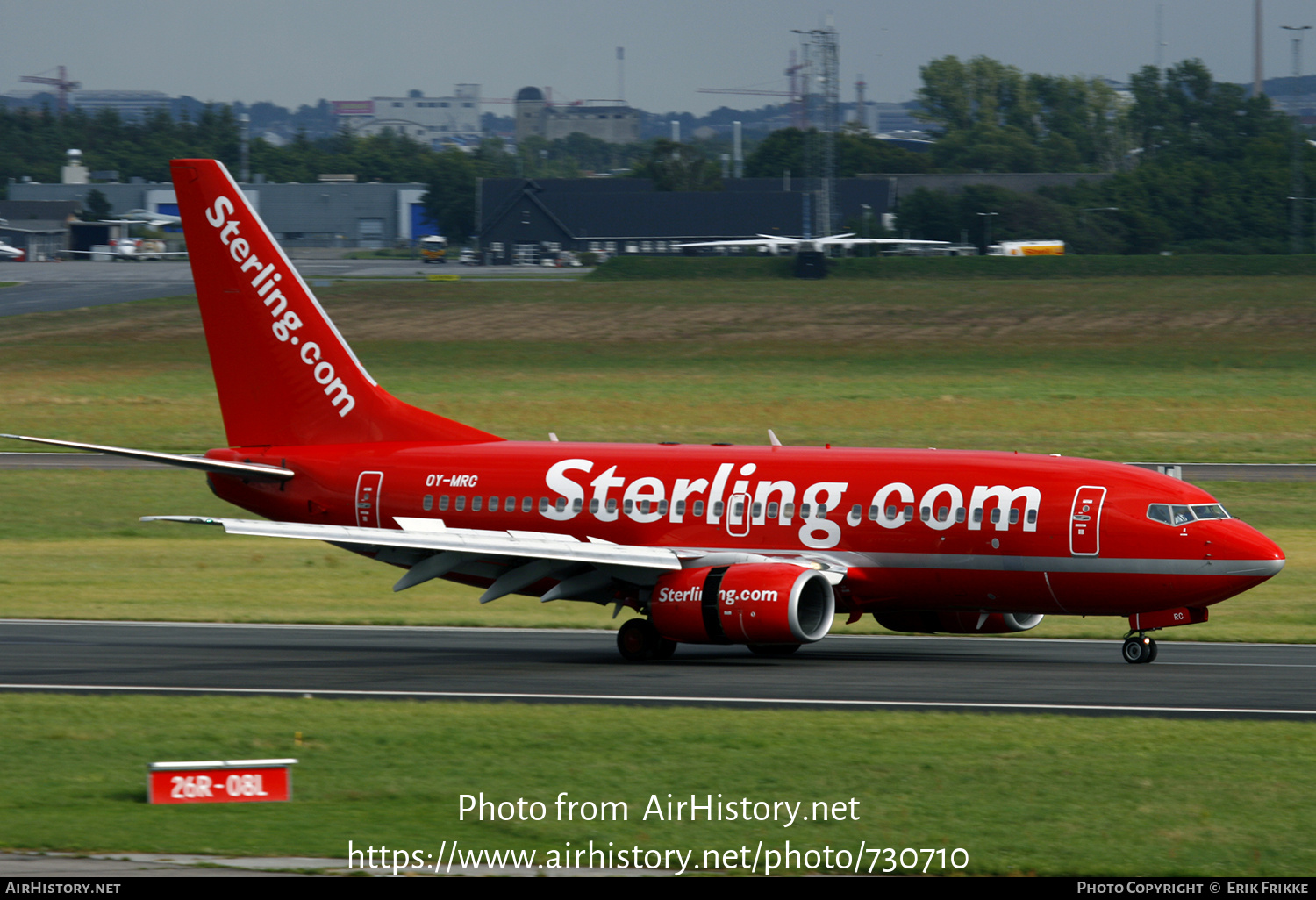 Aircraft Photo of OY-MRC | Boeing 737-7L9 | Sterling Airlines | AirHistory.net #730710