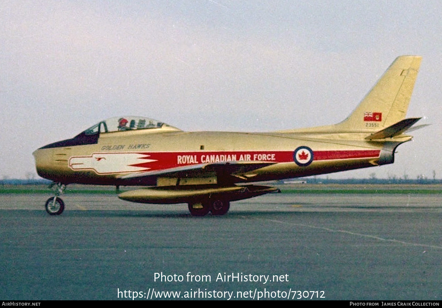 Aircraft Photo of 23551 | Canadair CL-13B Sabre 6 | Canada - Air Force | AirHistory.net #730712