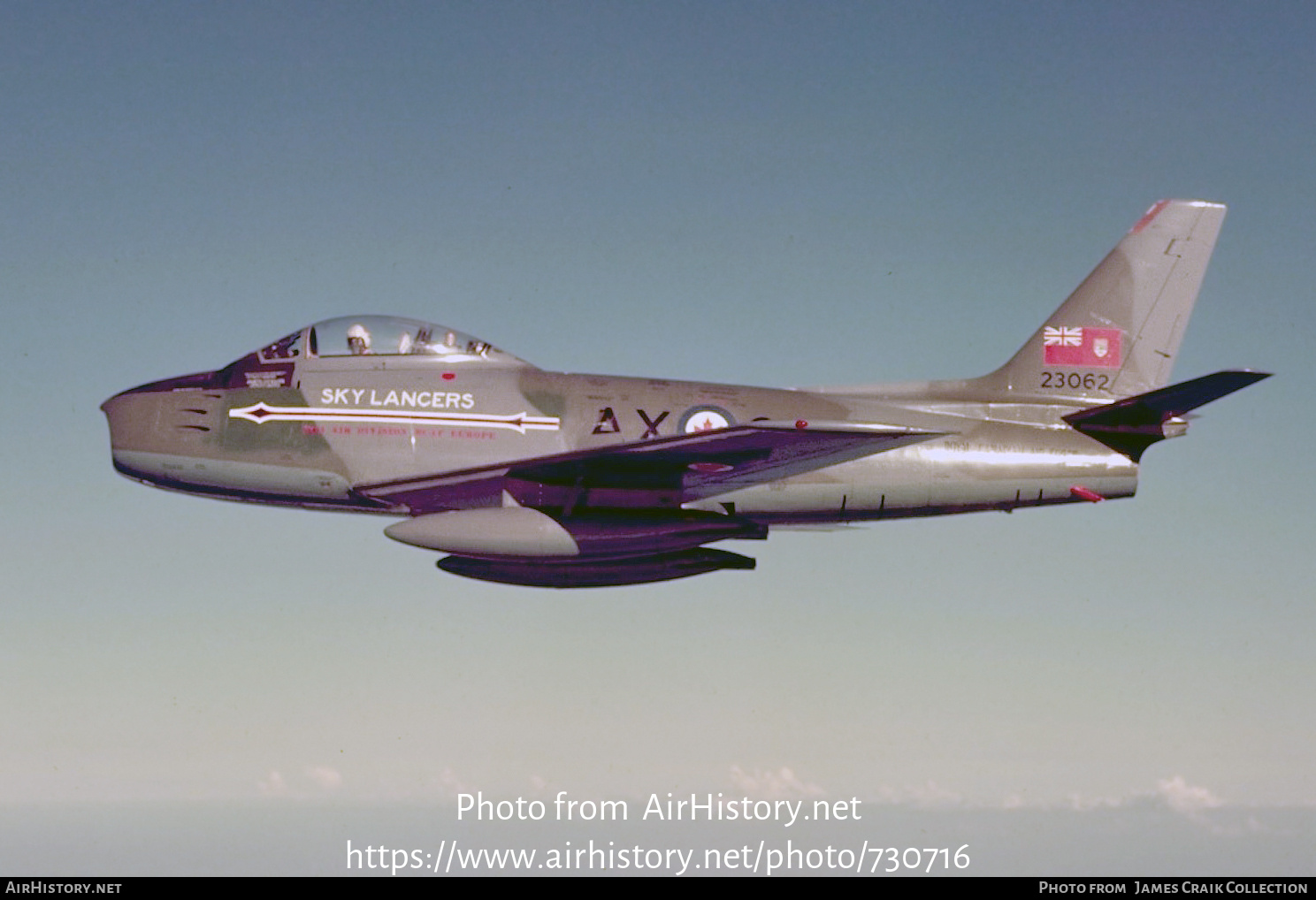 Aircraft Photo of 23062 | Canadair CL-13A Sabre 5 | Canada - Air Force | AirHistory.net #730716