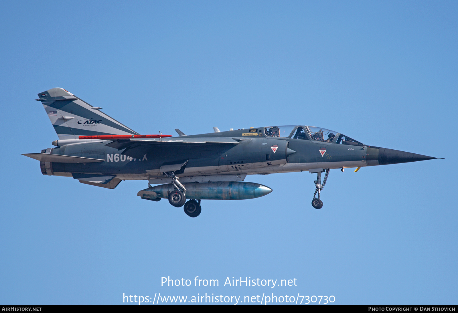 Aircraft Photo of N604AX | Dassault Mirage F1B | ATAC - Airborne Tactical Advantage Company | AirHistory.net #730730