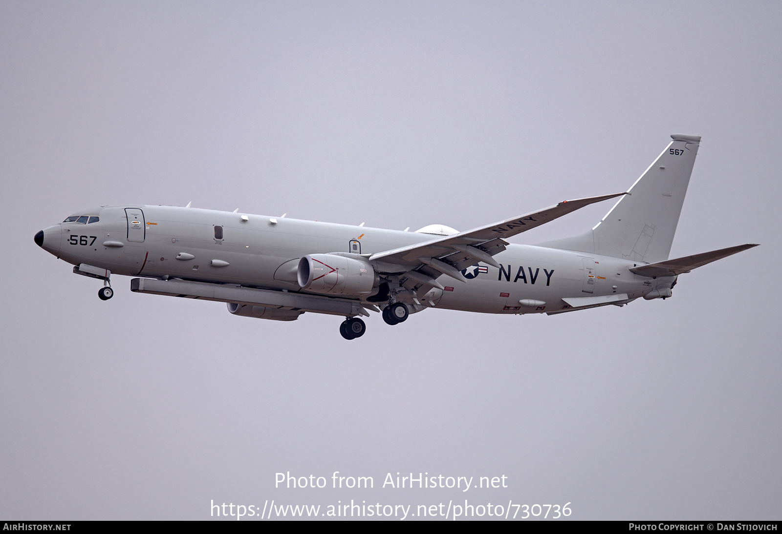 Aircraft Photo of 169567 / 567 | Boeing P-8A Poseidon | USA - Navy | AirHistory.net #730736