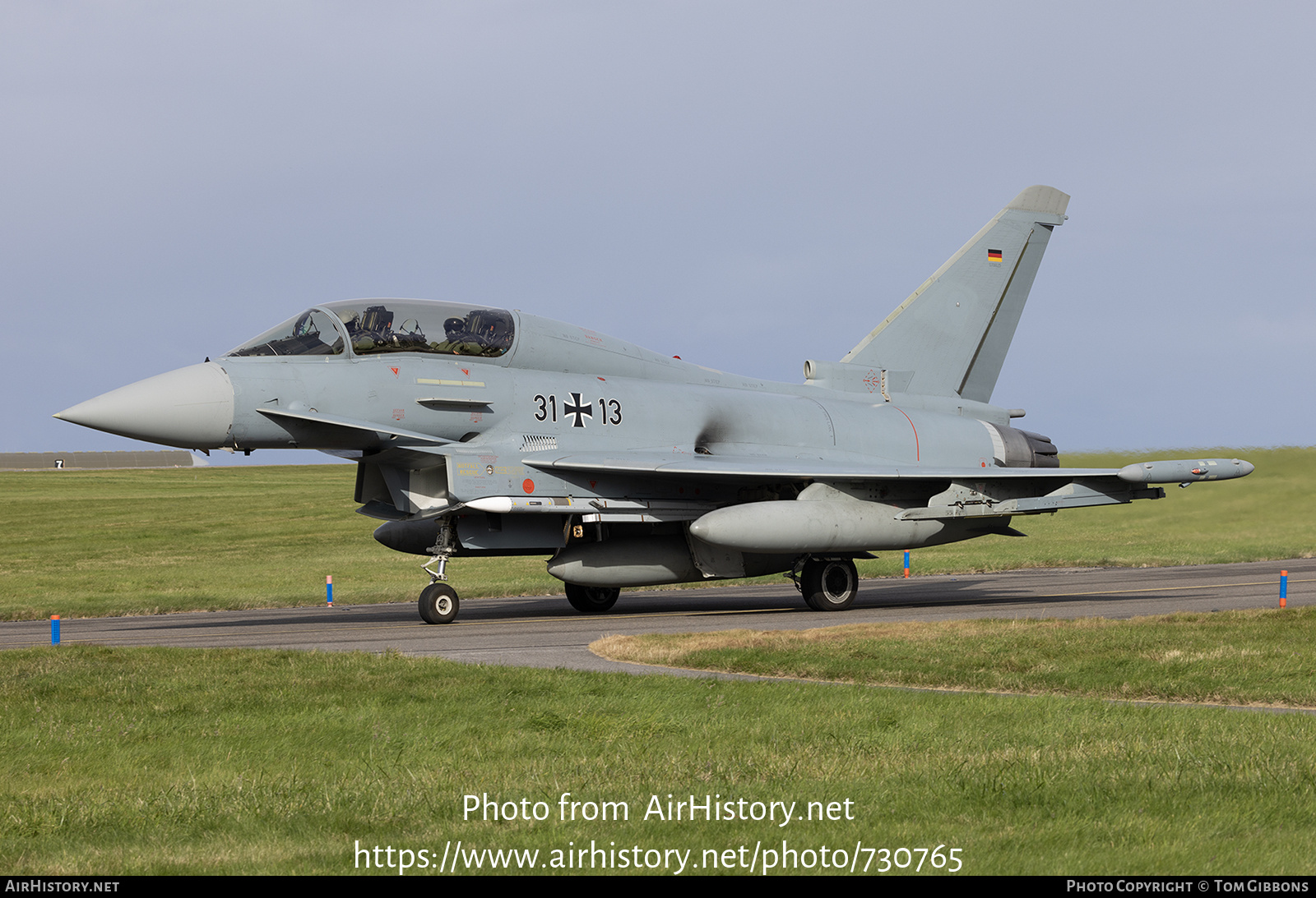 Aircraft Photo of 3113 | Eurofighter EF-2000 Typhoon T | Germany - Air Force | AirHistory.net #730765