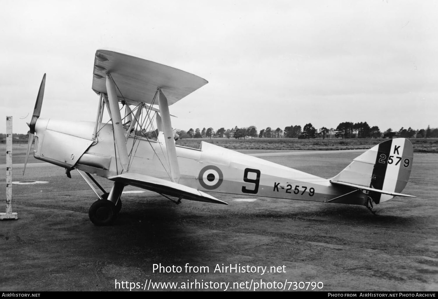 Aircraft Photo of K2578 | De Havilland D.H. 82 Tiger Moth I | UK - Air Force | AirHistory.net #730790