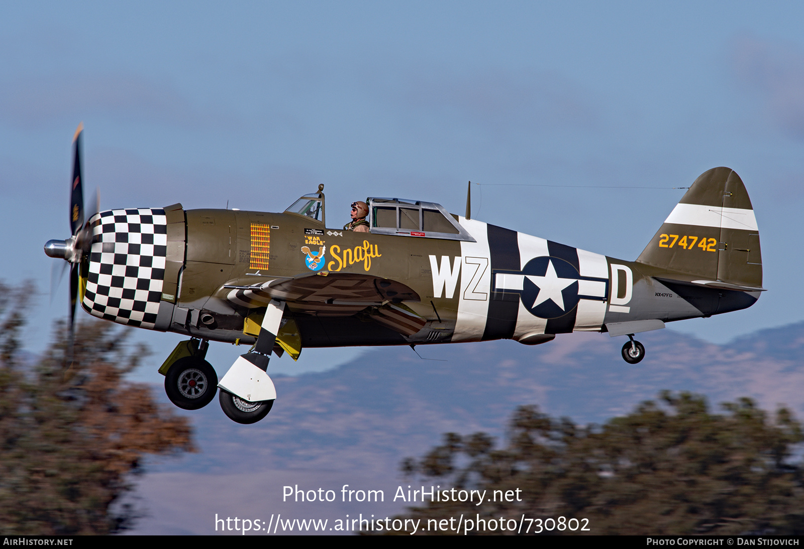 Aircraft Photo of N47FG / 274742 | Republic P-47G Thunderbolt | USA - Air Force | AirHistory.net #730802