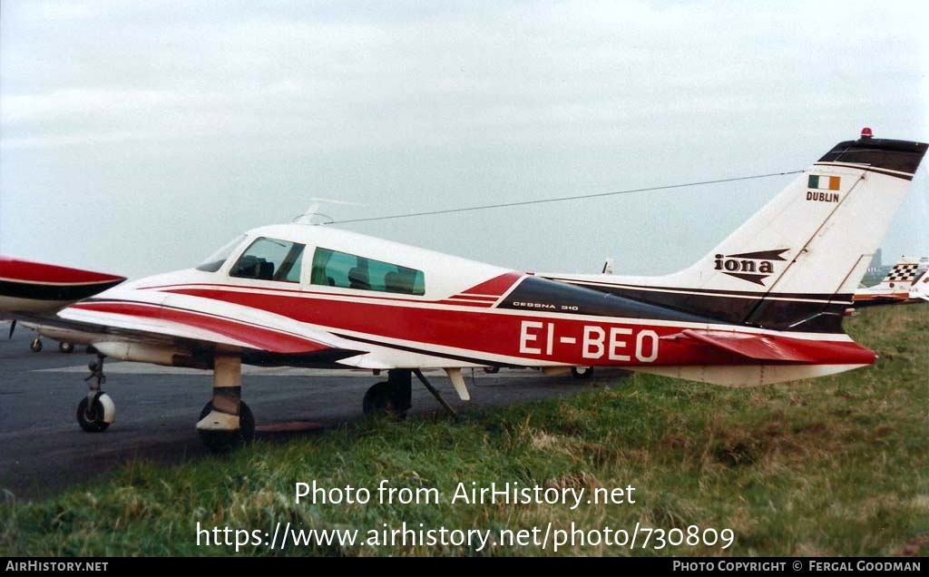 Aircraft Photo of EI-BEO | Cessna 310Q | Iona National Airways | AirHistory.net #730809