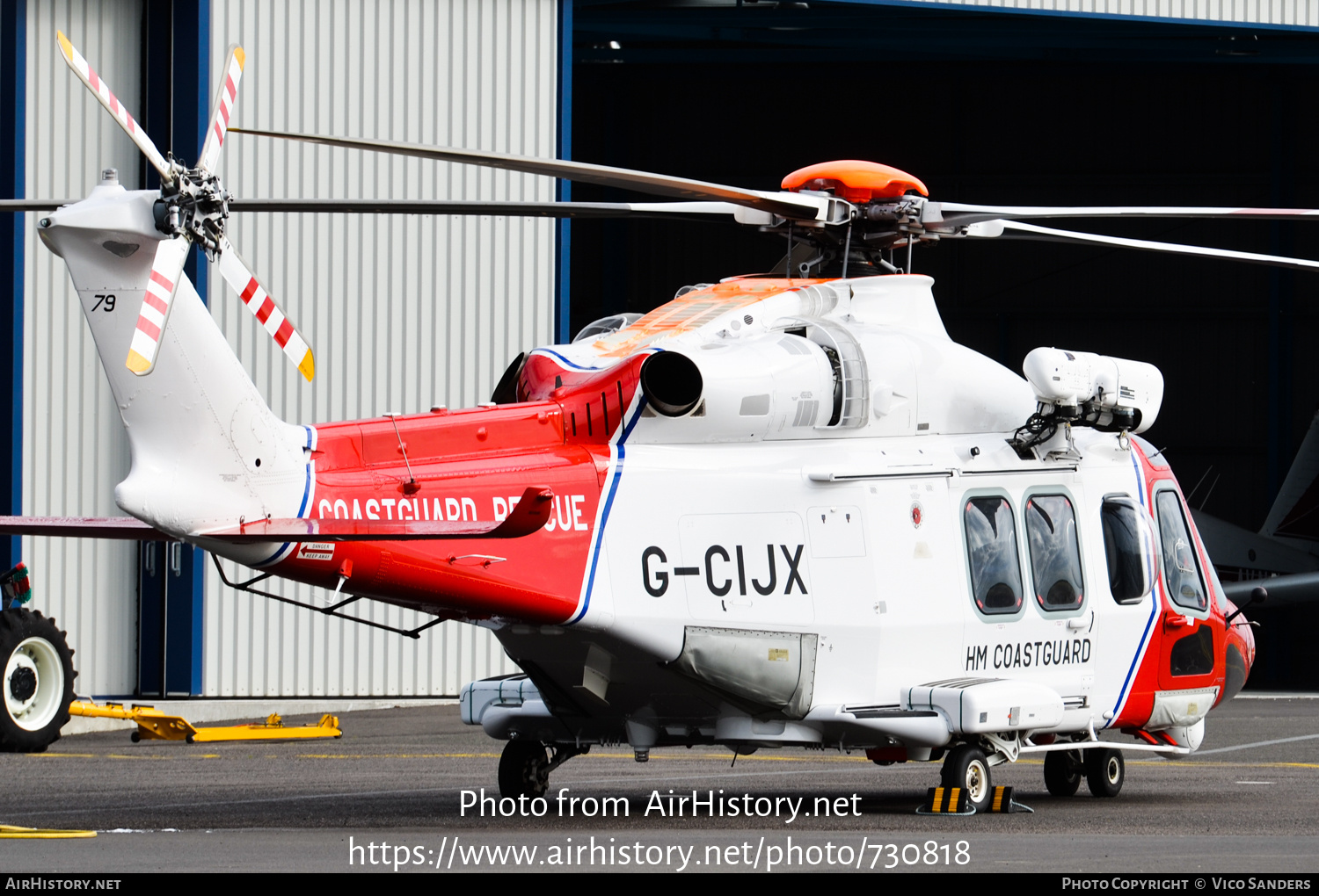 Aircraft Photo of G-CIJX | AgustaWestland AW-139 | HM Coastguard | AirHistory.net #730818