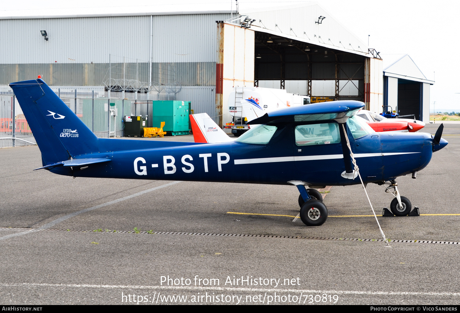 Aircraft Photo of G-BSTP | Cessna 152 | Lydd Aero Club | AirHistory.net #730819