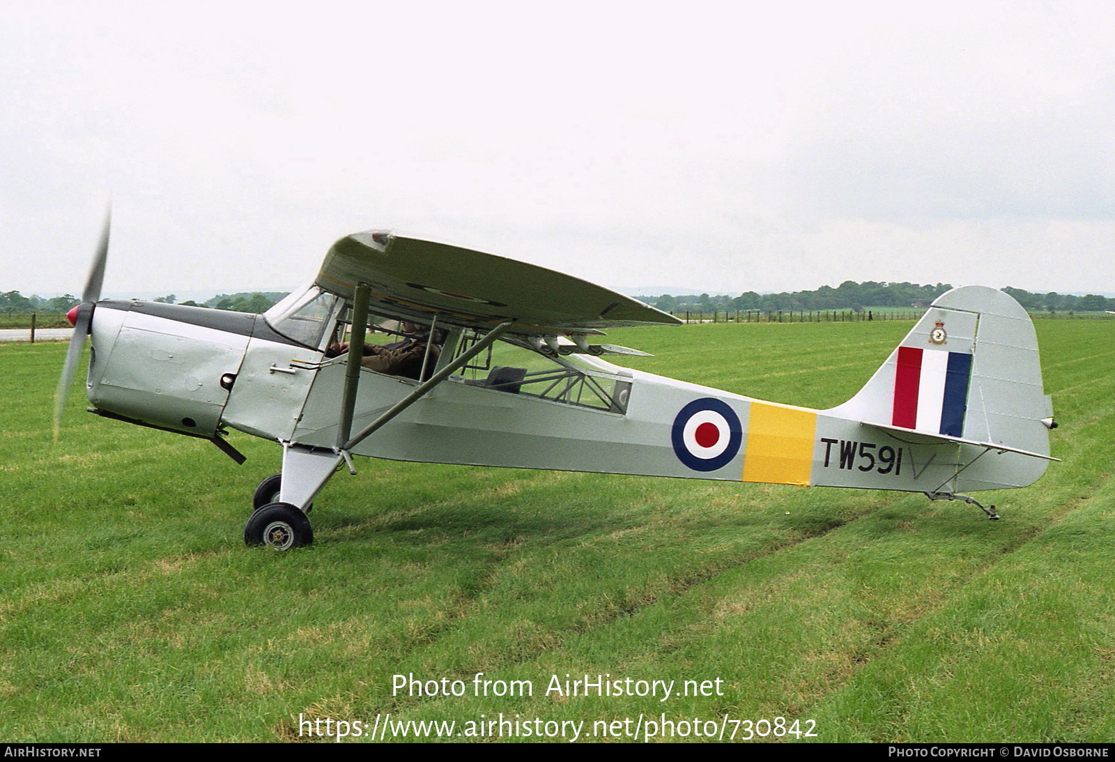 Aircraft Photo of G-ARIH / TW591 | Auster 6A Tugmaster | UK - Air Force | AirHistory.net #730842