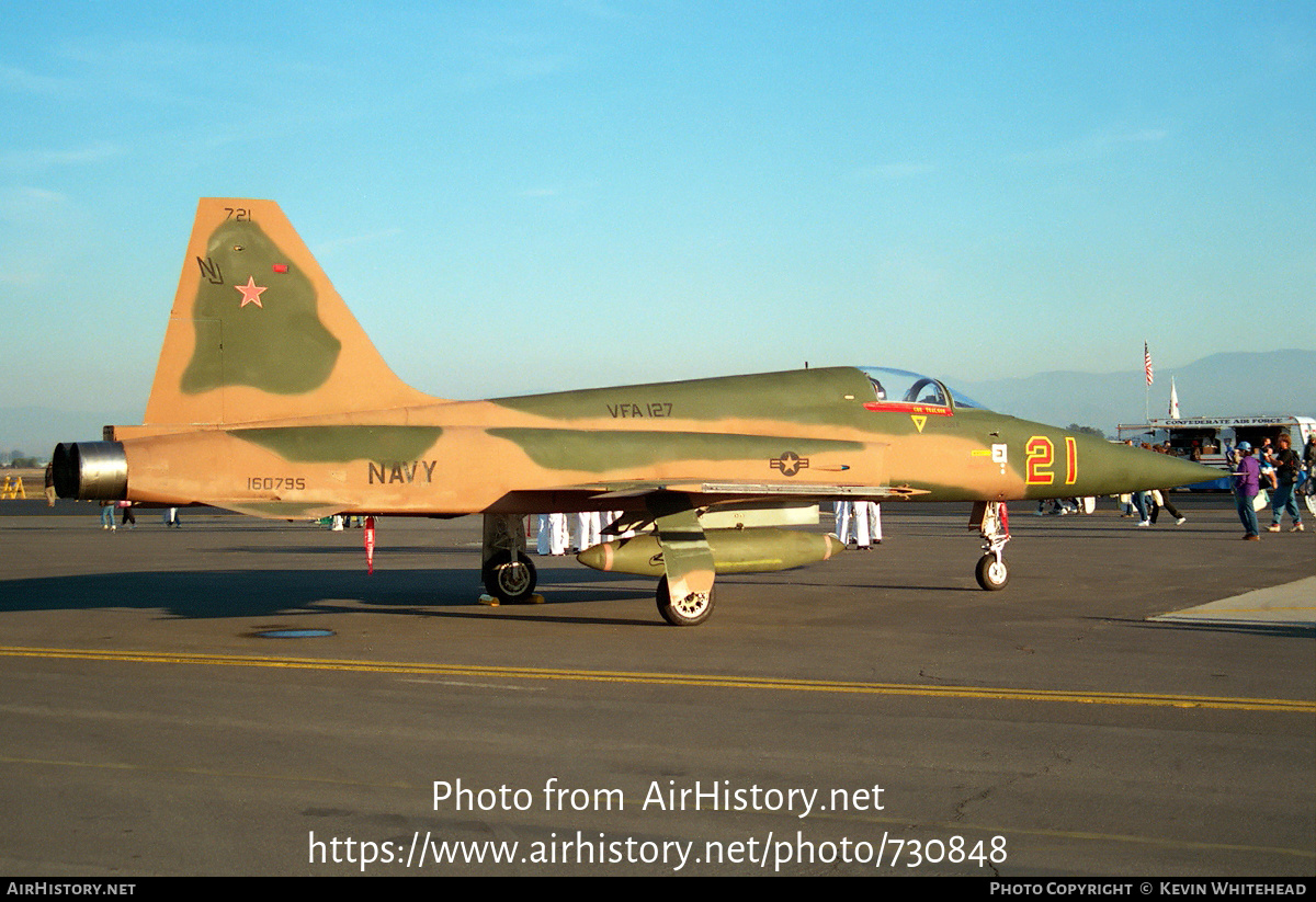 Aircraft Photo of 160795 | Northrop F-5E Tiger II | USA - Navy | AirHistory.net #730848