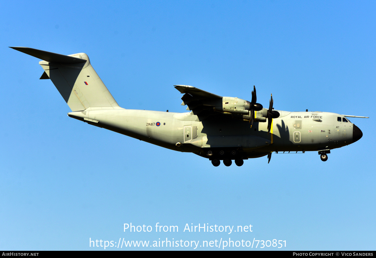 Aircraft Photo of ZM417 | Airbus A400M Atlas C1 | UK - Air Force | AirHistory.net #730851