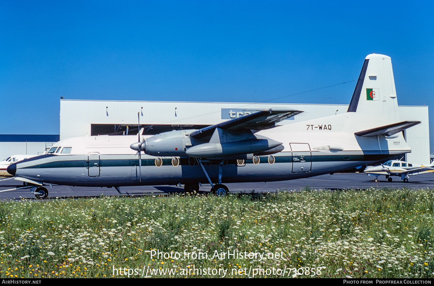 Aircraft Photo of 7T-WAQ | Fokker F27-400M Troopship | Algeria - Air Force | AirHistory.net #730858