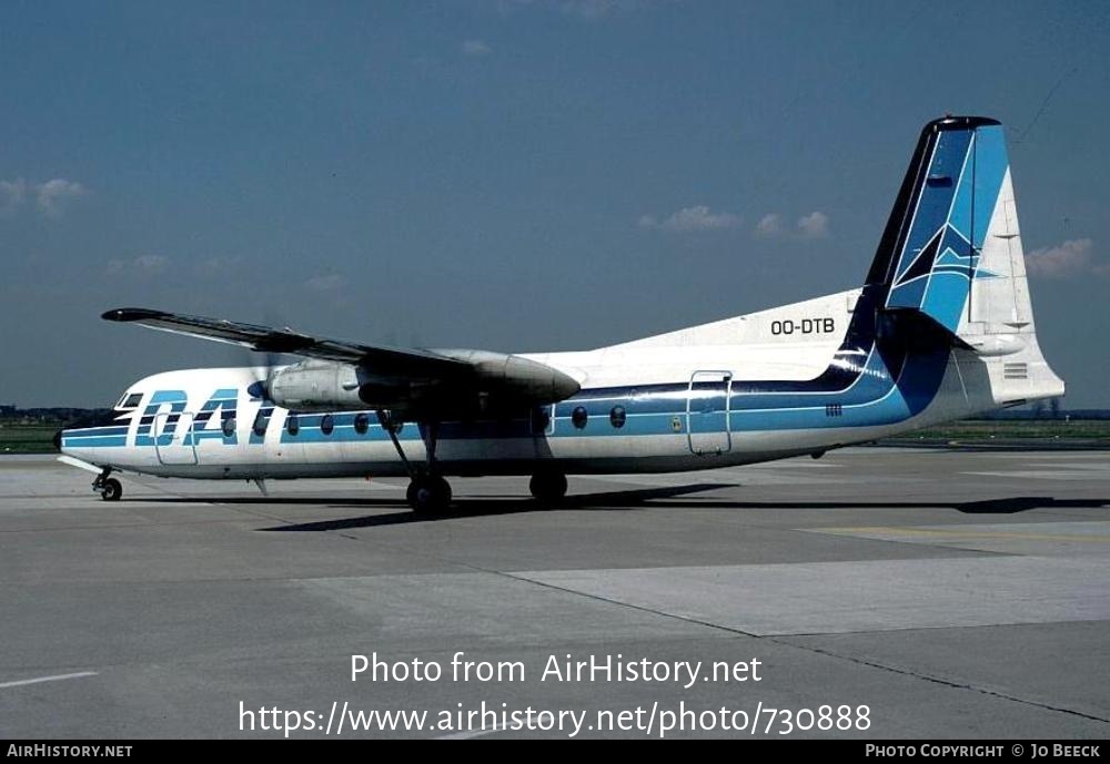 Aircraft Photo of OO-DTB | Fairchild Hiller FH-227B | Delta Air Transport - DAT | AirHistory.net #730888