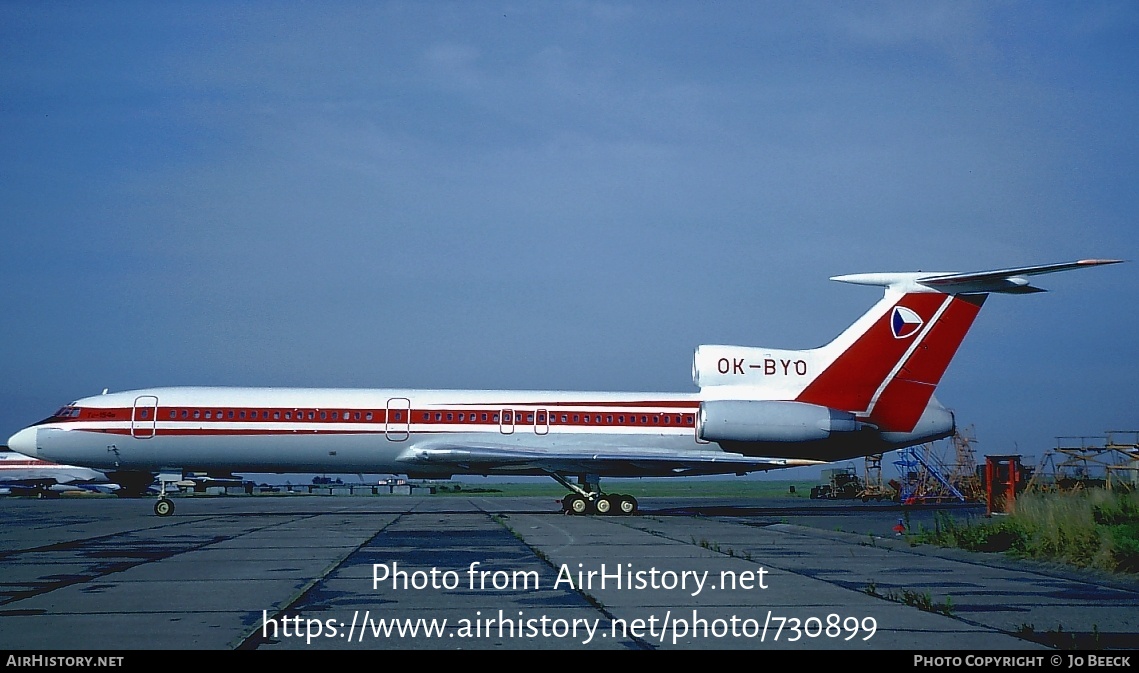 Aircraft Photo of OK-BYO | Tupolev Tu-154M | Czechoslovakia Government | AirHistory.net #730899