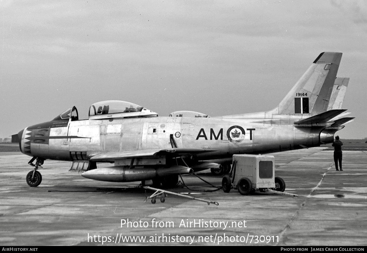 Aircraft Photo of 19144 | North American F-86E Sabre | Canada - Air Force | AirHistory.net #730911