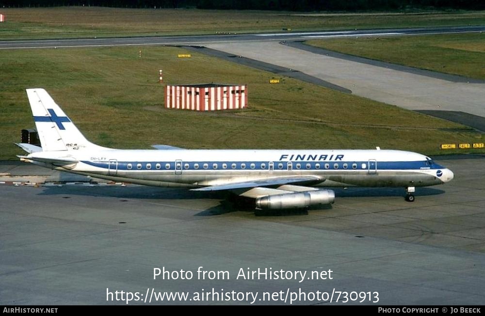 Aircraft Photo of OH-LFY | McDonnell Douglas DC-8-62CF | Finnair | AirHistory.net #730913