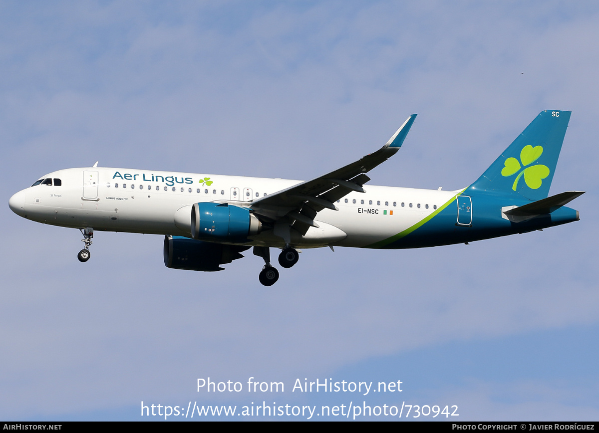 Aircraft Photo of EI-NSC | Airbus A320-251N | Aer Lingus | AirHistory.net #730942