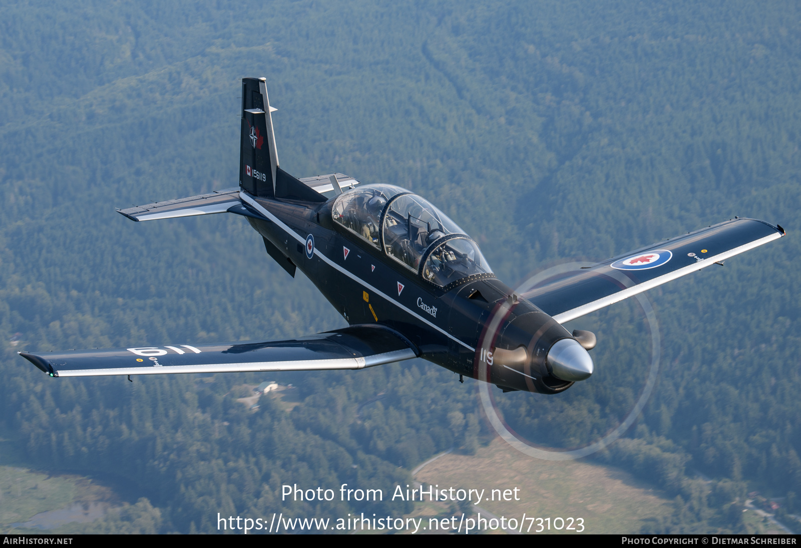 Aircraft Photo of 156119 | Raytheon CT-156 Harvard II | Canada - Air Force | AirHistory.net #731023