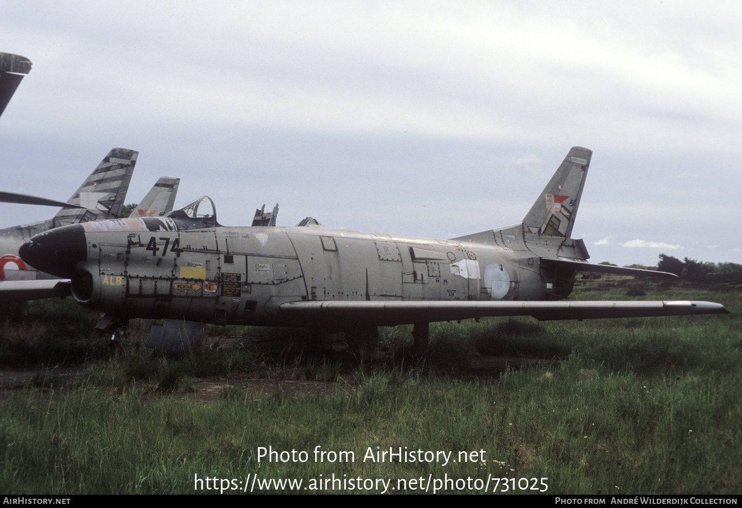 Aircraft Photo of F-474 | North American F-86D Sabre | Denmark - Air Force | AirHistory.net #731025