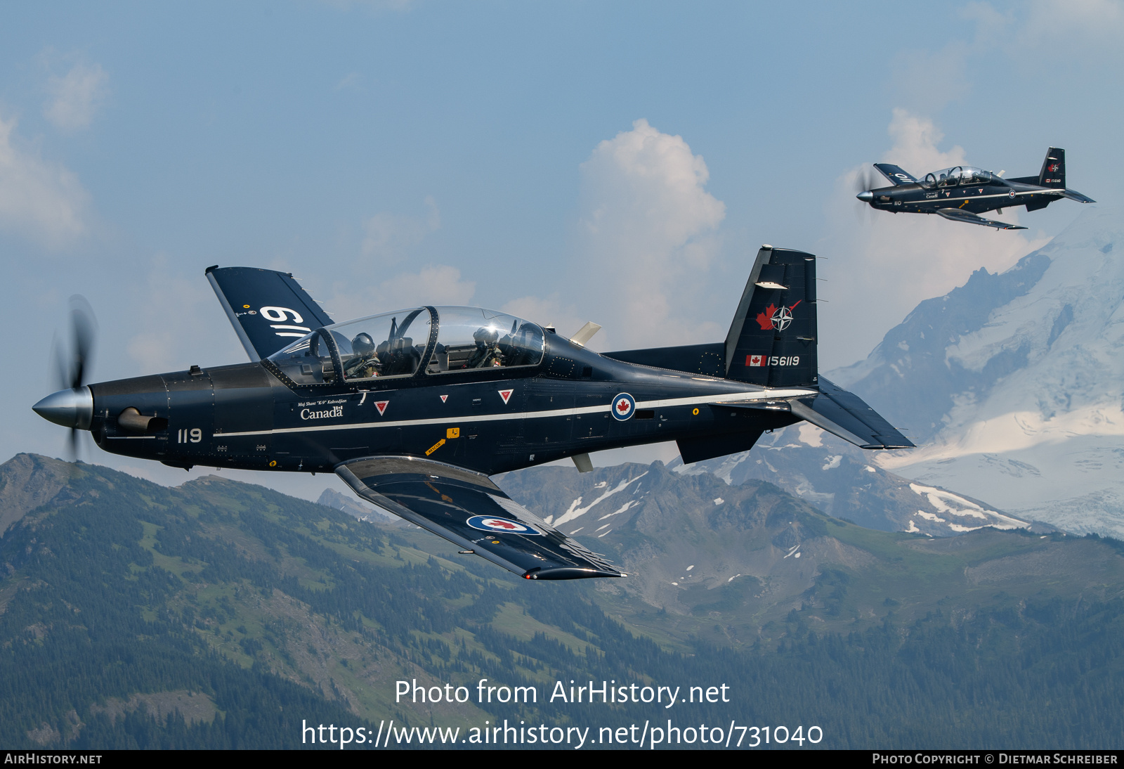 Aircraft Photo of 156119 | Raytheon CT-156 Harvard II | Canada - Air Force | AirHistory.net #731040