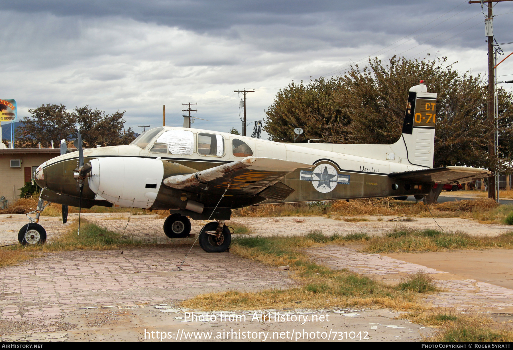 Aircraft Photo of 57-6032 / 0-76032 | Beech L-23D Seminole (50) | USA - Army | AirHistory.net #731042