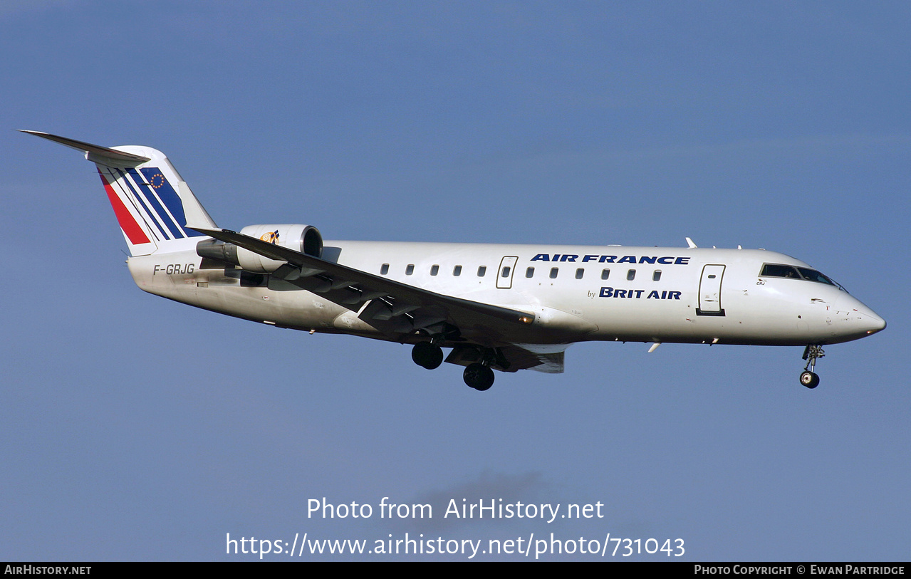 Aircraft Photo of F-GRJG | Canadair CRJ-100ER (CL-600-2B19) | Air France | AirHistory.net #731043