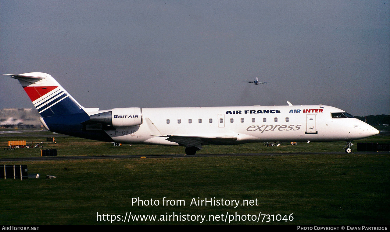 Aircraft Photo of F-GRJC | Canadair CRJ-100ER (CL-600-2B19) | Air France Express | AirHistory.net #731046