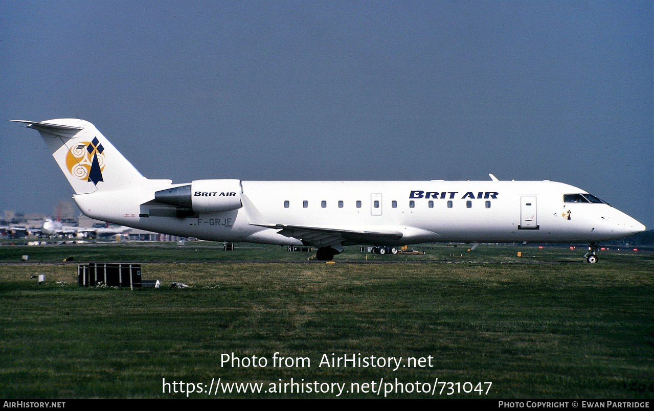 Aircraft Photo of F-GRJF | Canadair CRJ-100ER (CL-600-2B19) | Brit Air | AirHistory.net #731047