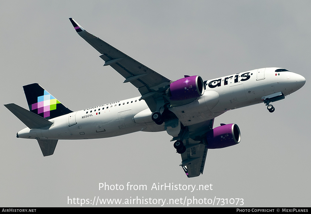 Aircraft Photo of N550VL | Airbus A320-251N | Volaris | AirHistory.net #731073