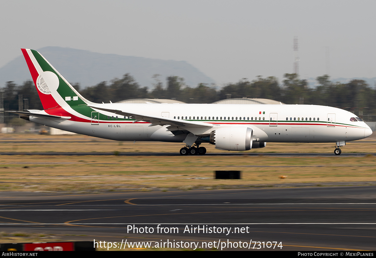 Aircraft Photo of XC-LQL | Boeing 787-8 Dreamliner | AirHistory.net #731074