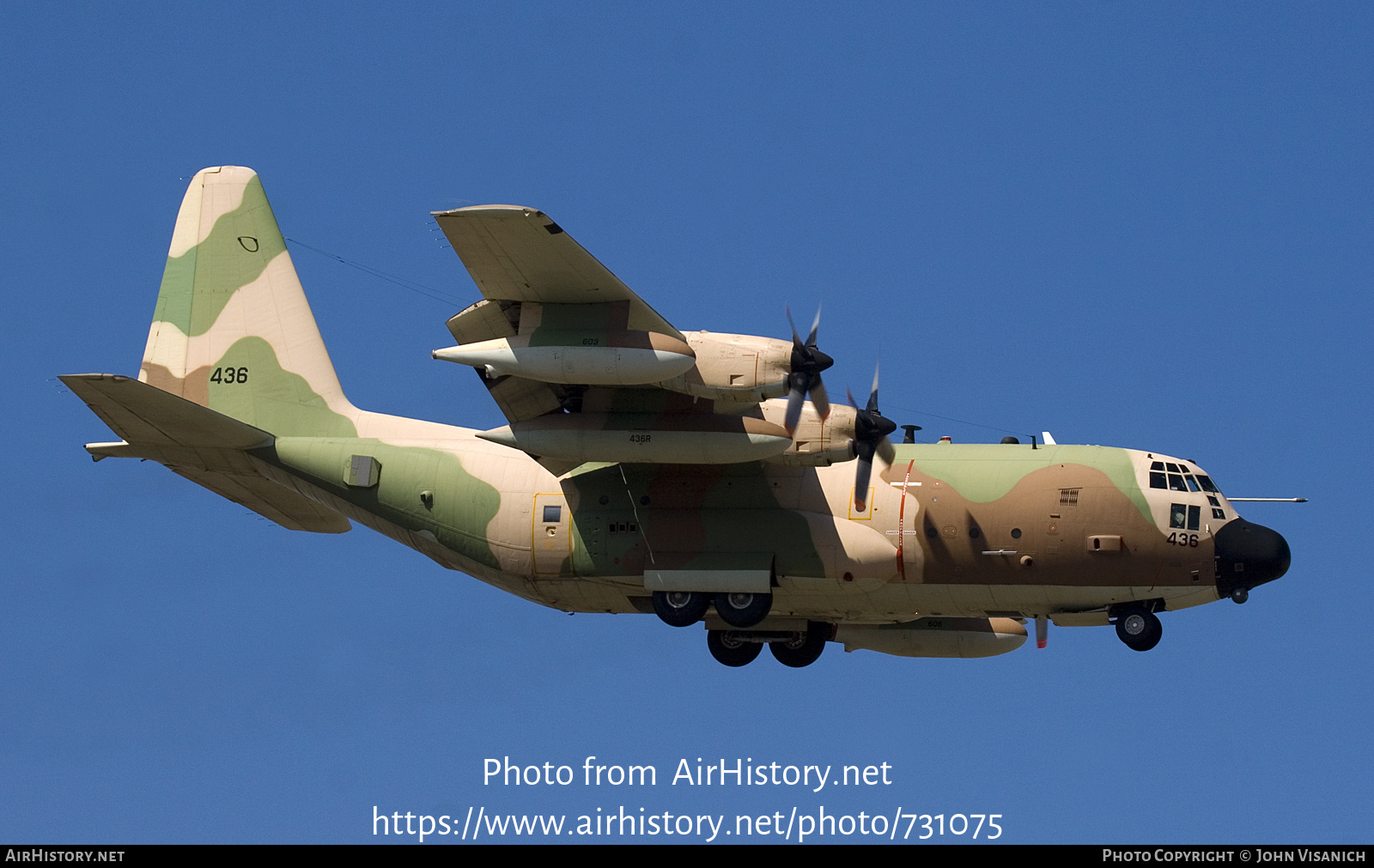 Aircraft Photo of 436 | Lockheed C-130H Hercules (L-382) (Karnaf) | Israel - Air Force | AirHistory.net #731075