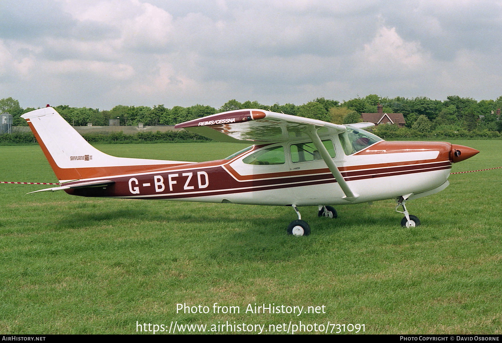 Aircraft Photo of G-BFZD | Reims FR182 Skylane RG II | AirHistory.net #731091