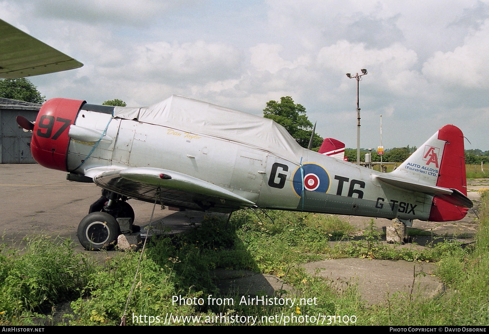 Aircraft Photo of G-TSIX | North American AT-6C Harvard IIA | UK - Air Force | AirHistory.net #731100