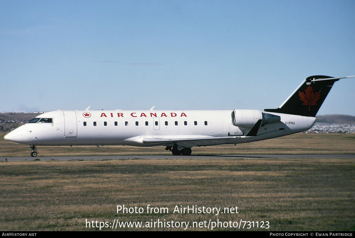 Aircraft Photo of C-FRIA | Canadair CRJ-100ER (CL-600-2B19) | Air Canada | AirHistory.net #731123