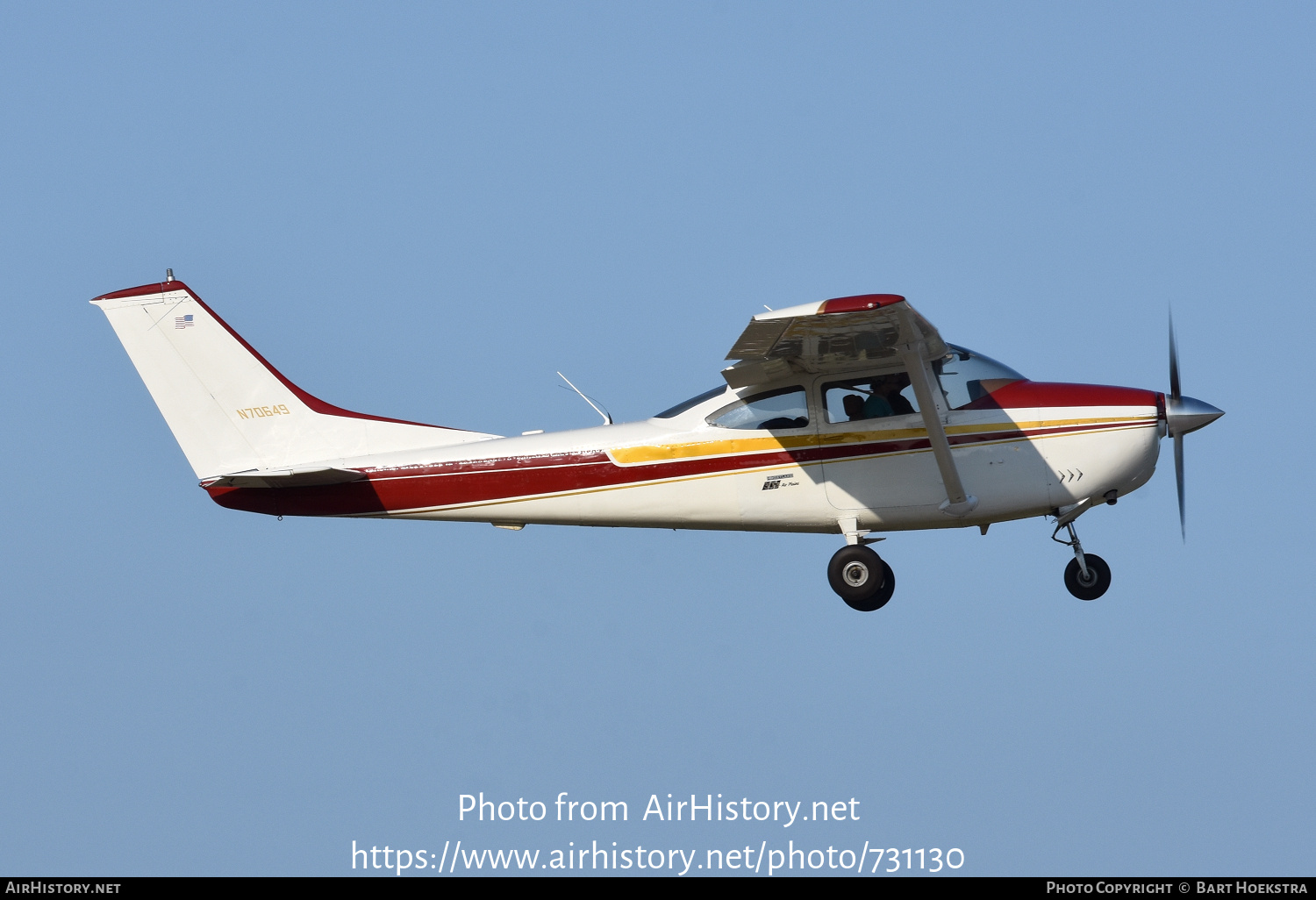 Aircraft Photo of N70649 | Cessna 182M | AirHistory.net #731130