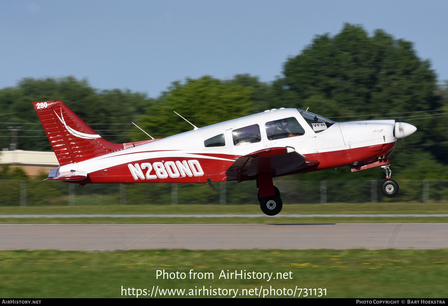 Aircraft Photo of N280ND | Piper PA28R-201 Arrow II | AirHistory.net #731131